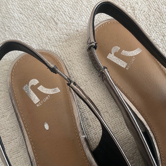 Report Silver Slingback Flats - Picture 3 of 7